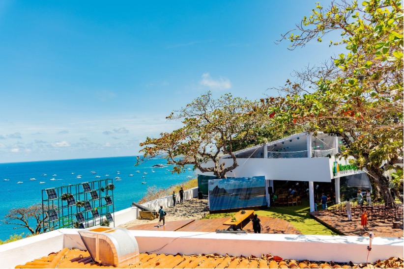 Ativação em Fernando de Noronha | Créditos: Rafael Aroeira 